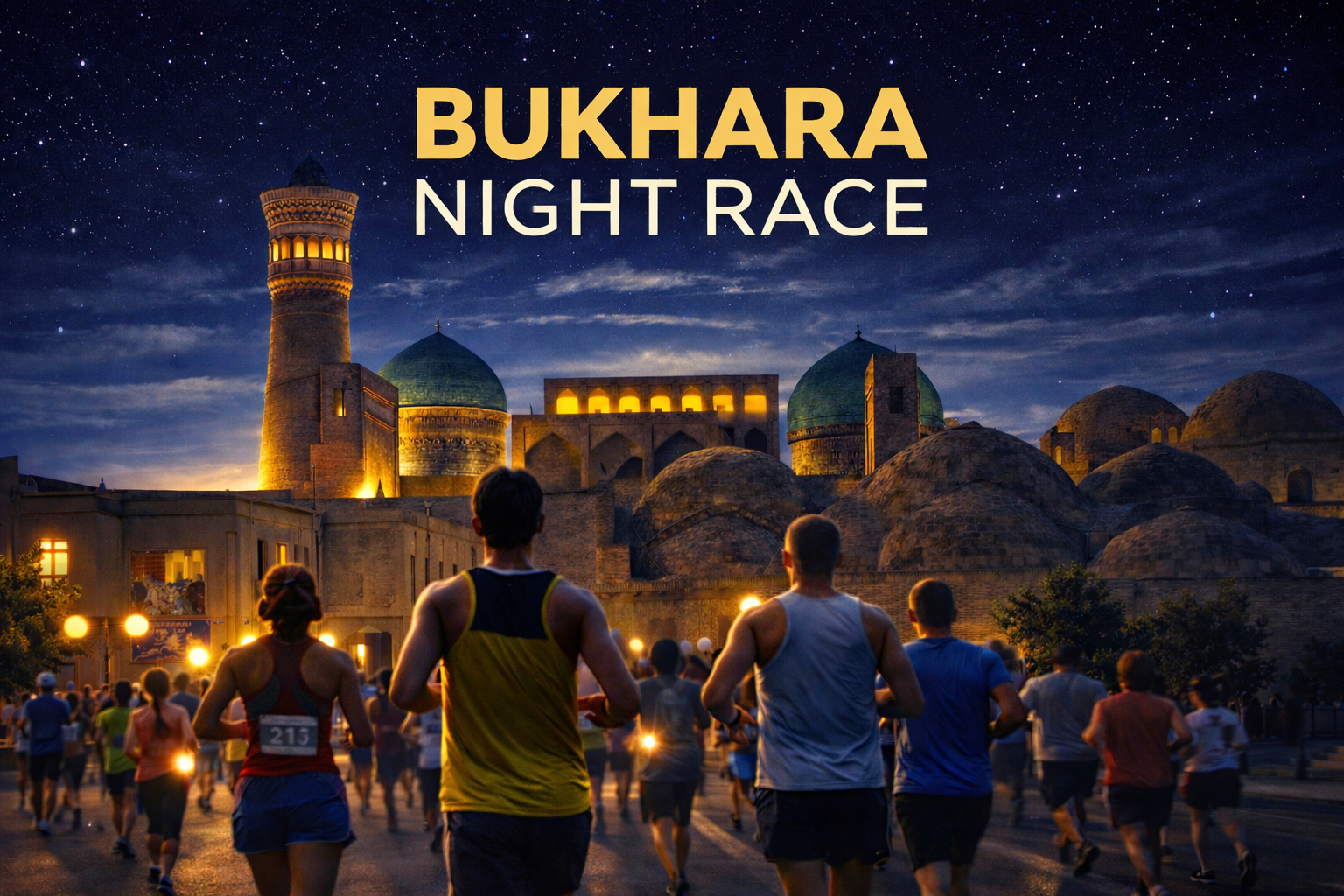 🏙️ 🏃🏻‍♂️ BUKHARA NIGHT RACE — KORPORATIV TUR